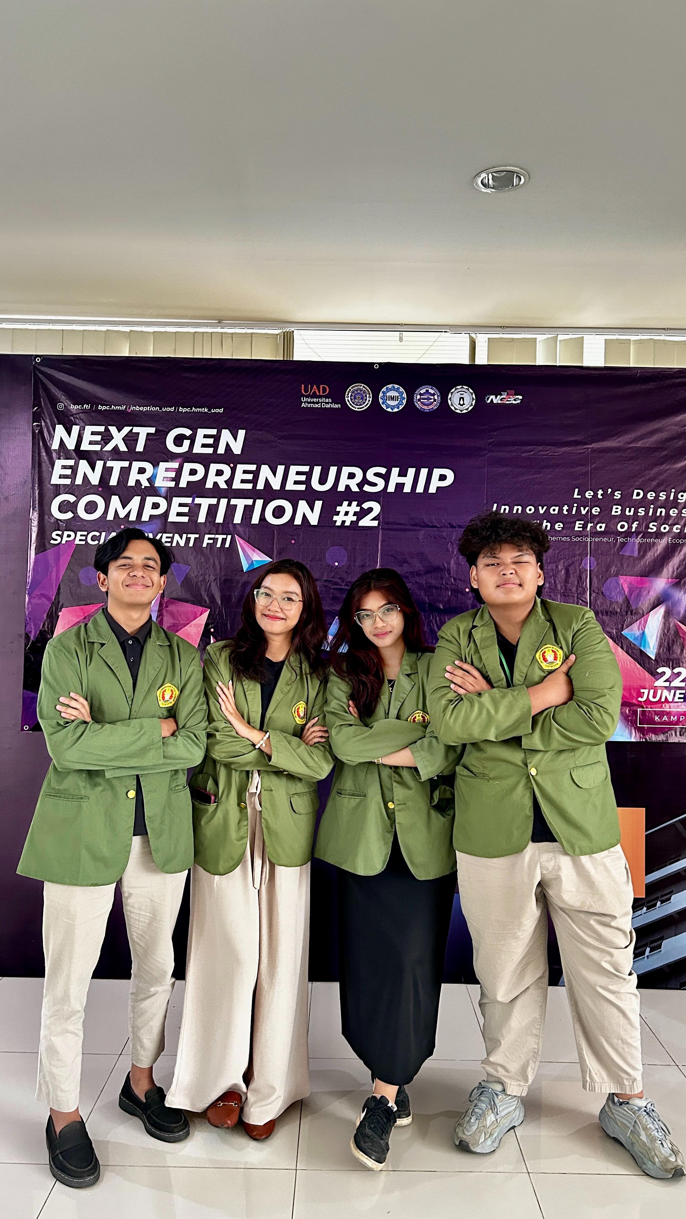Finalis Lomba Business Plan NGEC (Next Gen Entrepreneurship Competition) Nasional